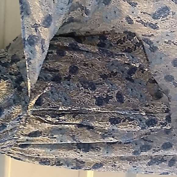 Bebop blue floral romper dress medium - Picture 2 of 4